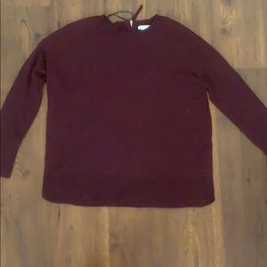 Burgundy sweater